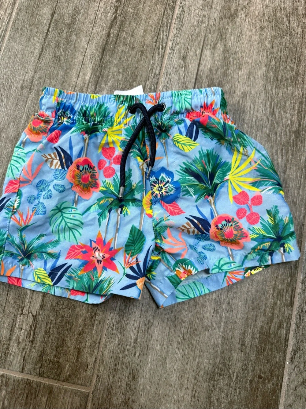 Mayoral Toddler Tropical Jungle Print Swim Shorts Trunks - 3T